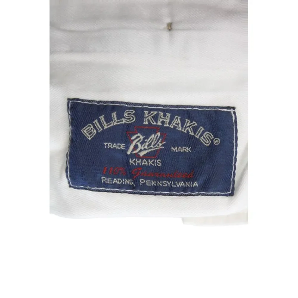 Bills Khakis Mens Beige Khakis Pants 100% Cotton Button Size 36